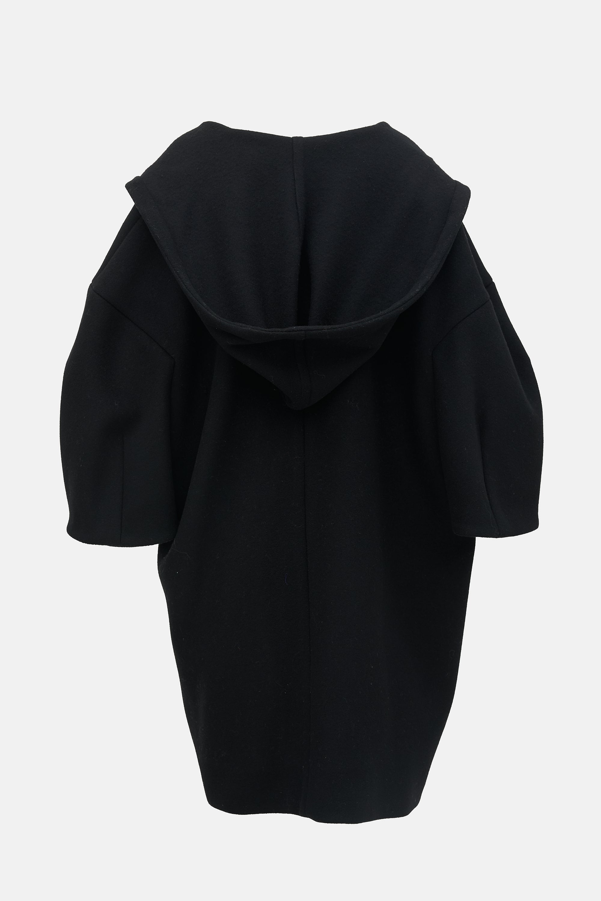 Comme des Garçons FW 2017 Wool Cape Coat