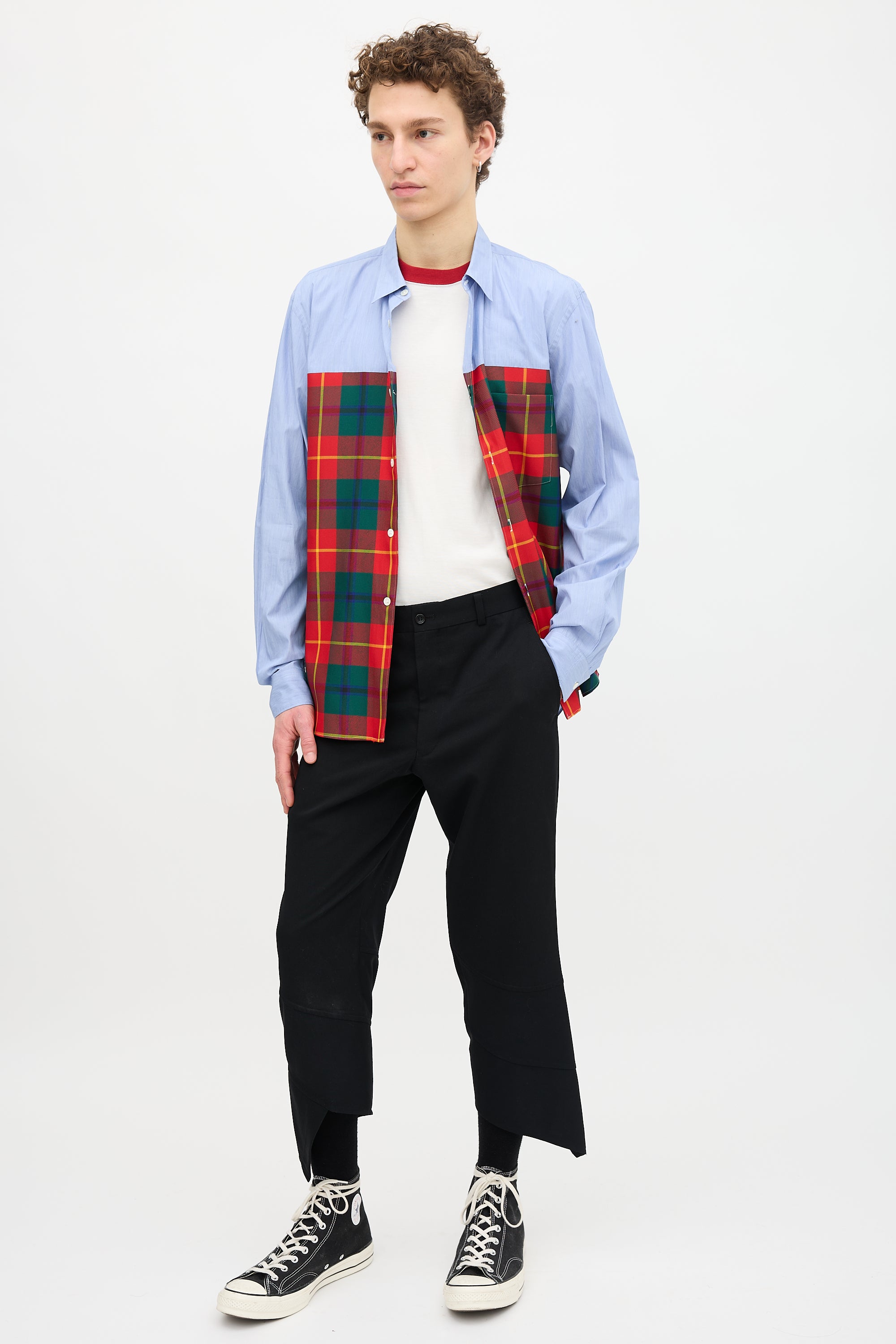 Comme des Garçons FW 2019 Asymmetric Hem Trouser
