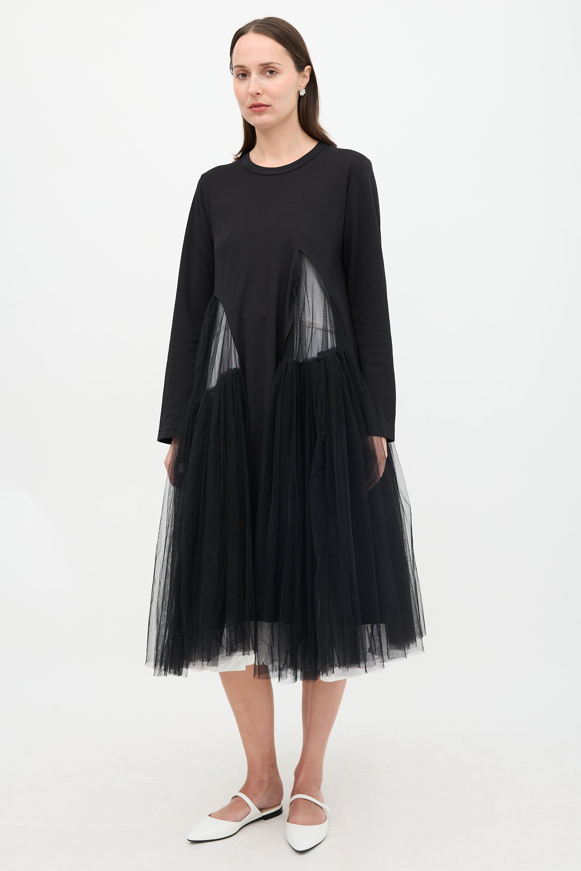 Comme des Garçons FW 2022 Tulle Insert Dress