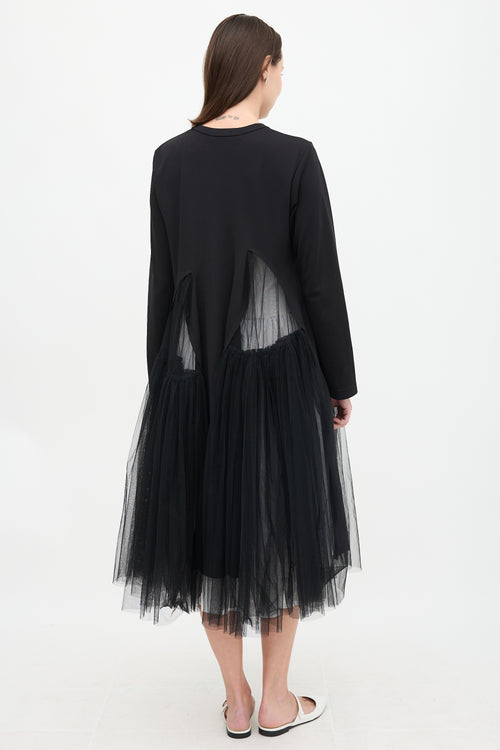 Comme des Garçons FW 2022 Tulle Insert Dress