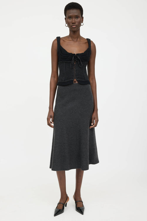 Comme des Garçons Tao 2005 Wool Corset