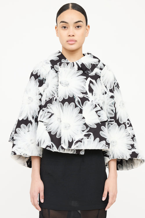Comme des Garçons Floral Mesh Jacket