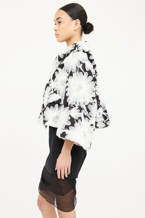 Comme des Garçons Floral Mesh Jacket