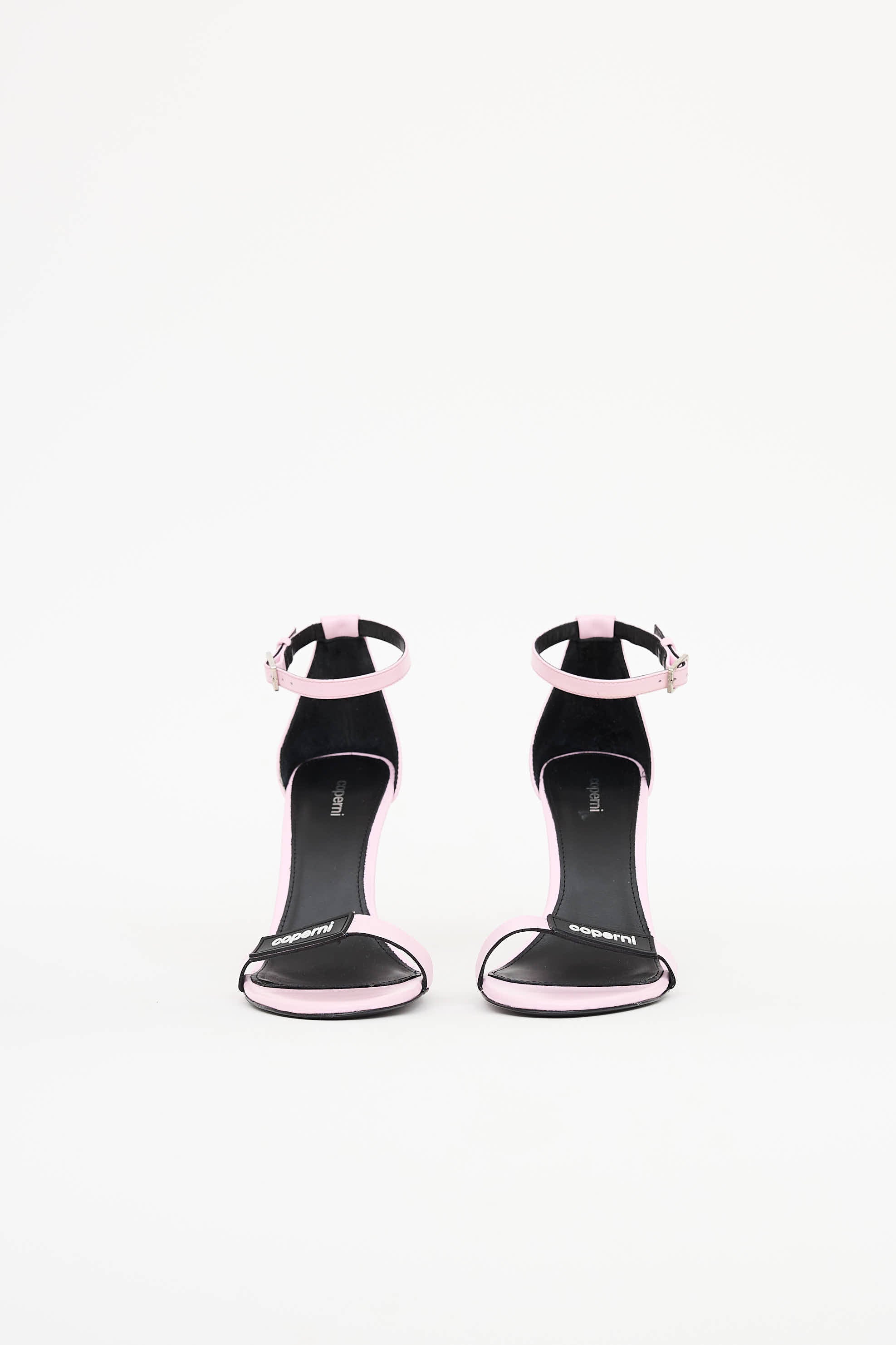 Coperni Skinny Strap Logo Heel
