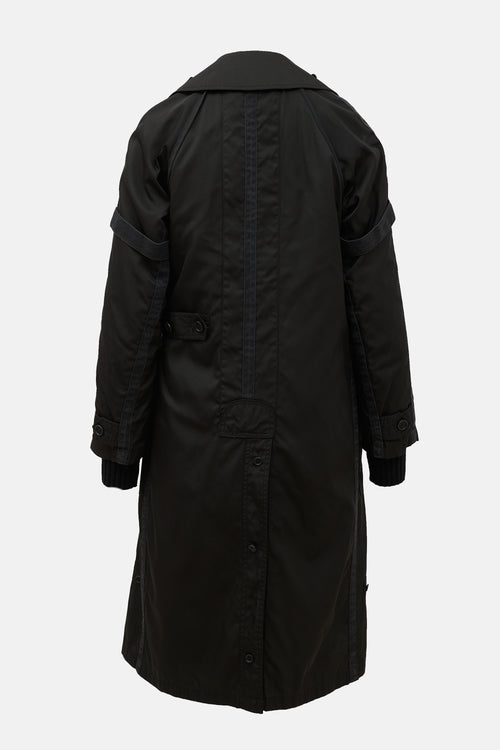 Costume National Nylon 2-in-1 Trench Coat