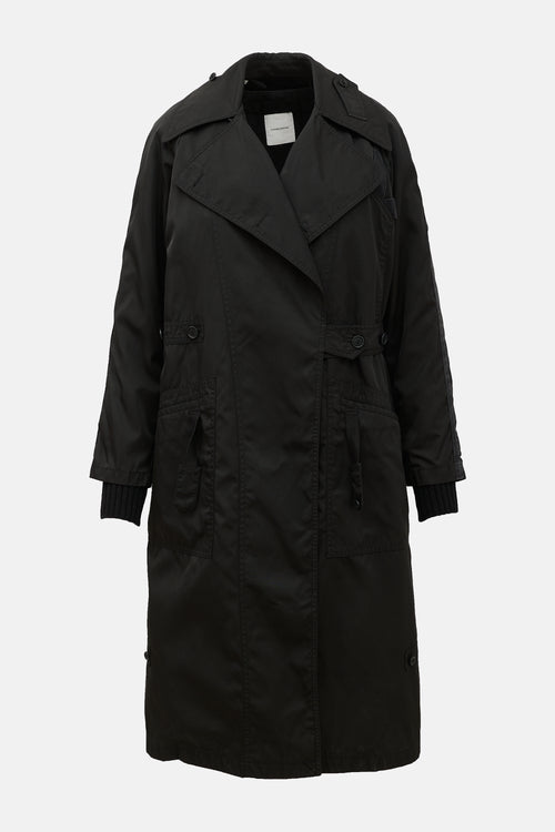 Costume National Nylon 2-in-1 Trench Coat