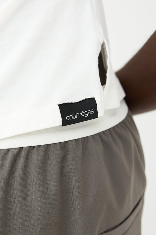 Courrèges Twisted Tank Top