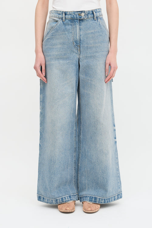 Courrèges Wide Leg Jeans