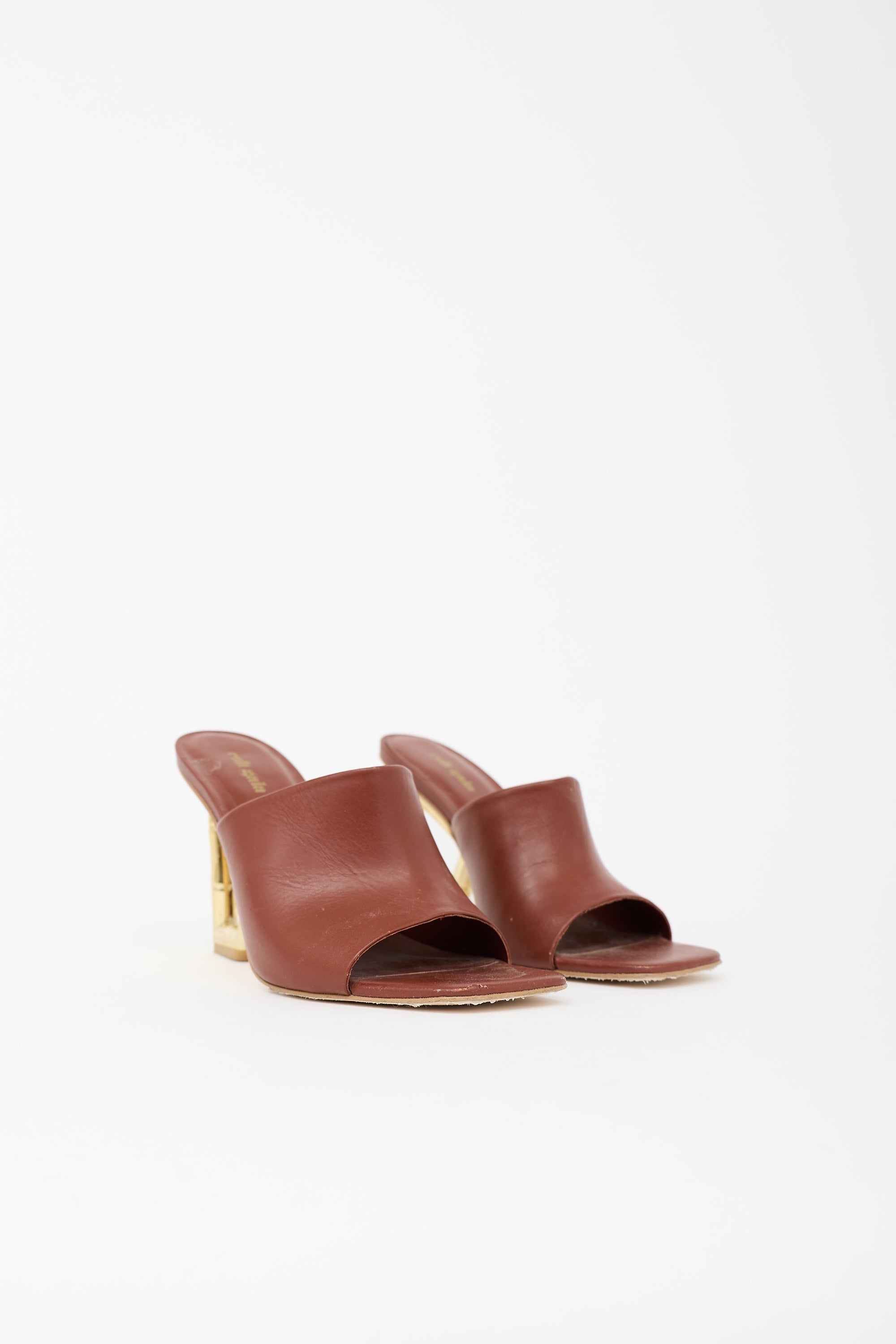 Cult Gaia Leather Astraea Sandal