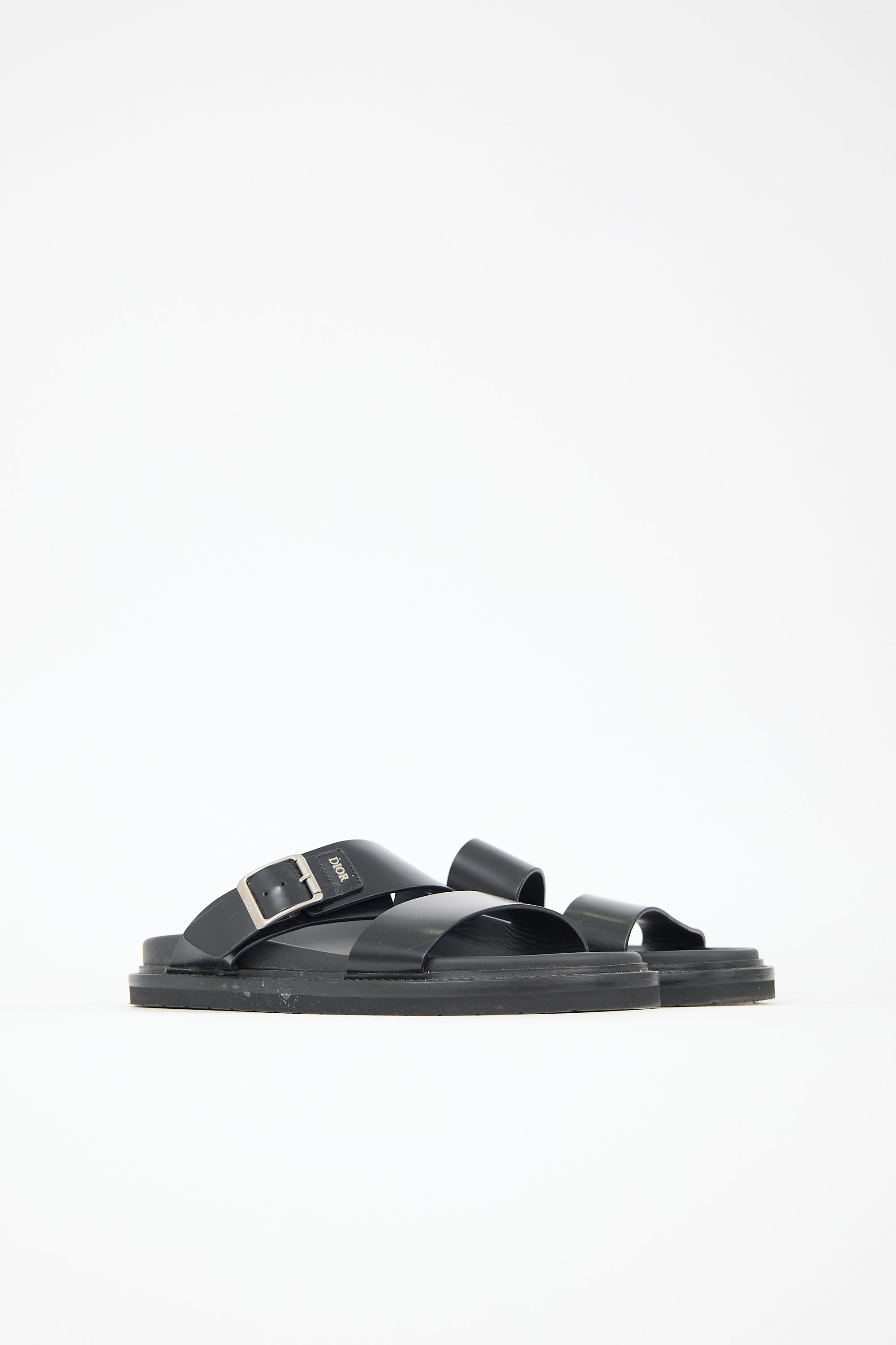 Dior Leather Aqua Sandal
