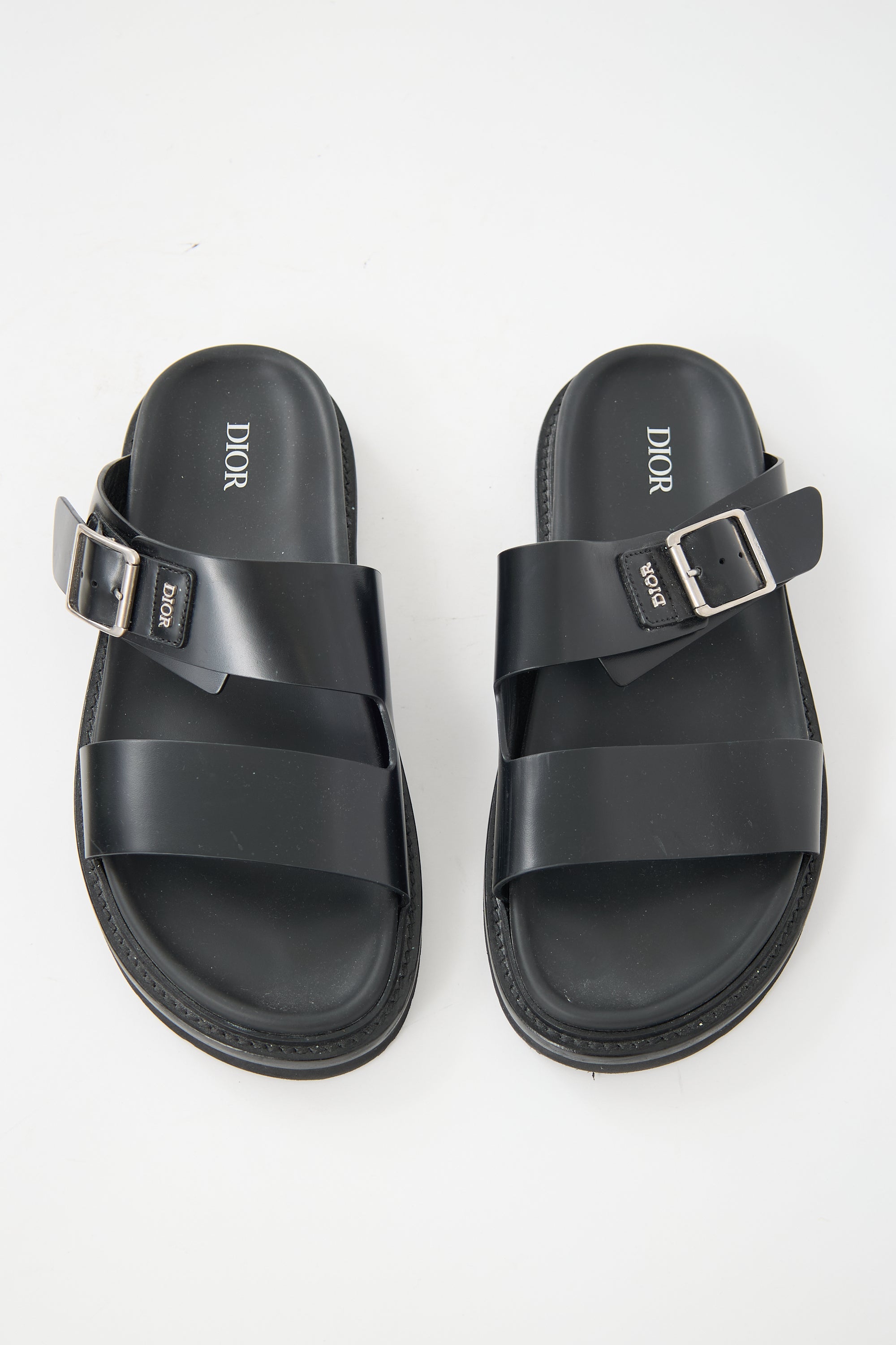 Dior Leather Aqua Sandal