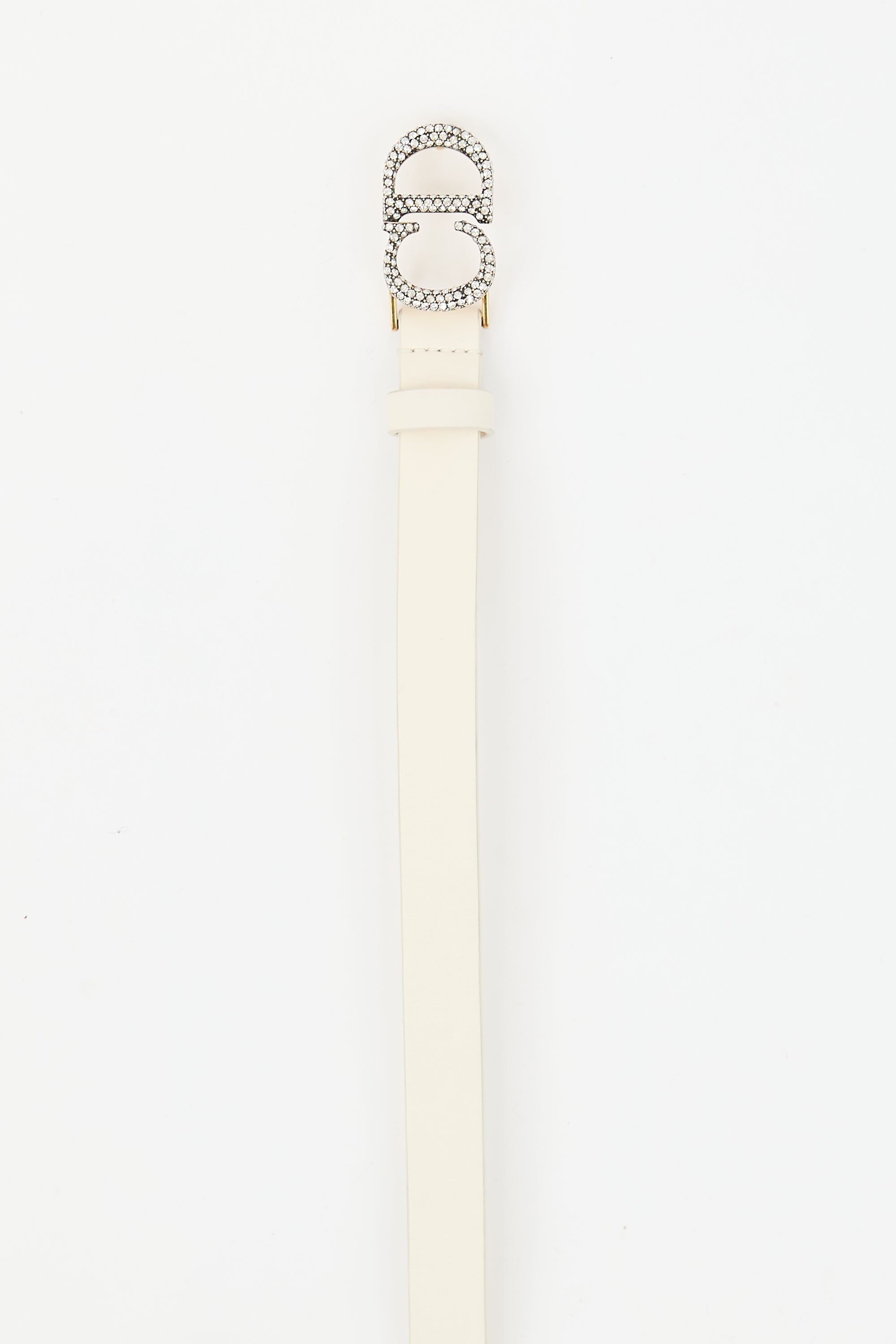 Dior Leather Crystal CD Belt