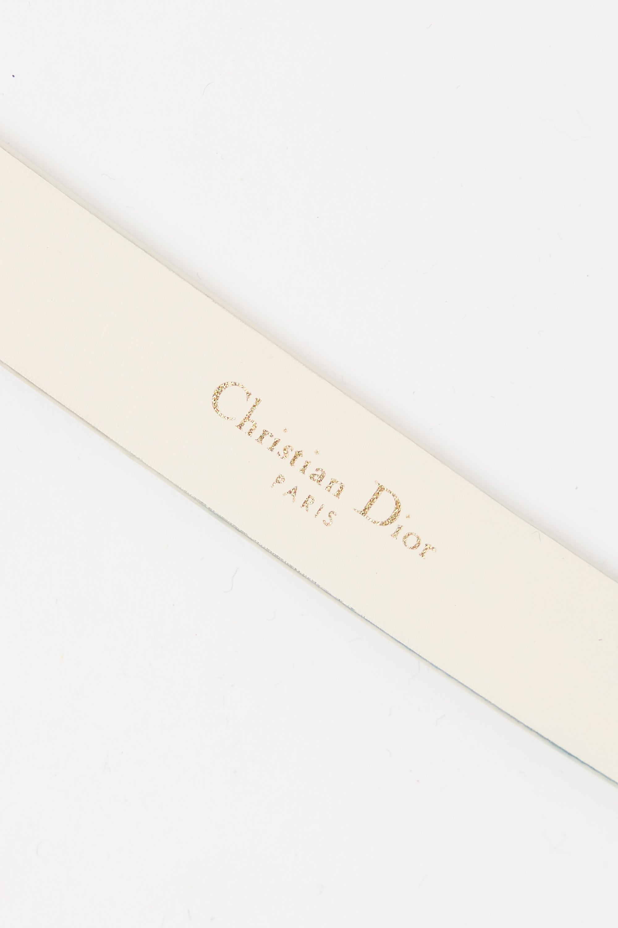 Dior Leather Crystal CD Belt