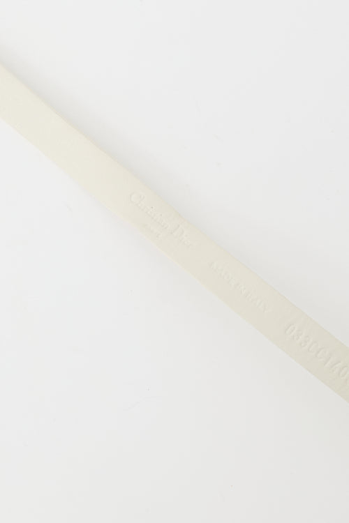 Dior Leather Slim Belt