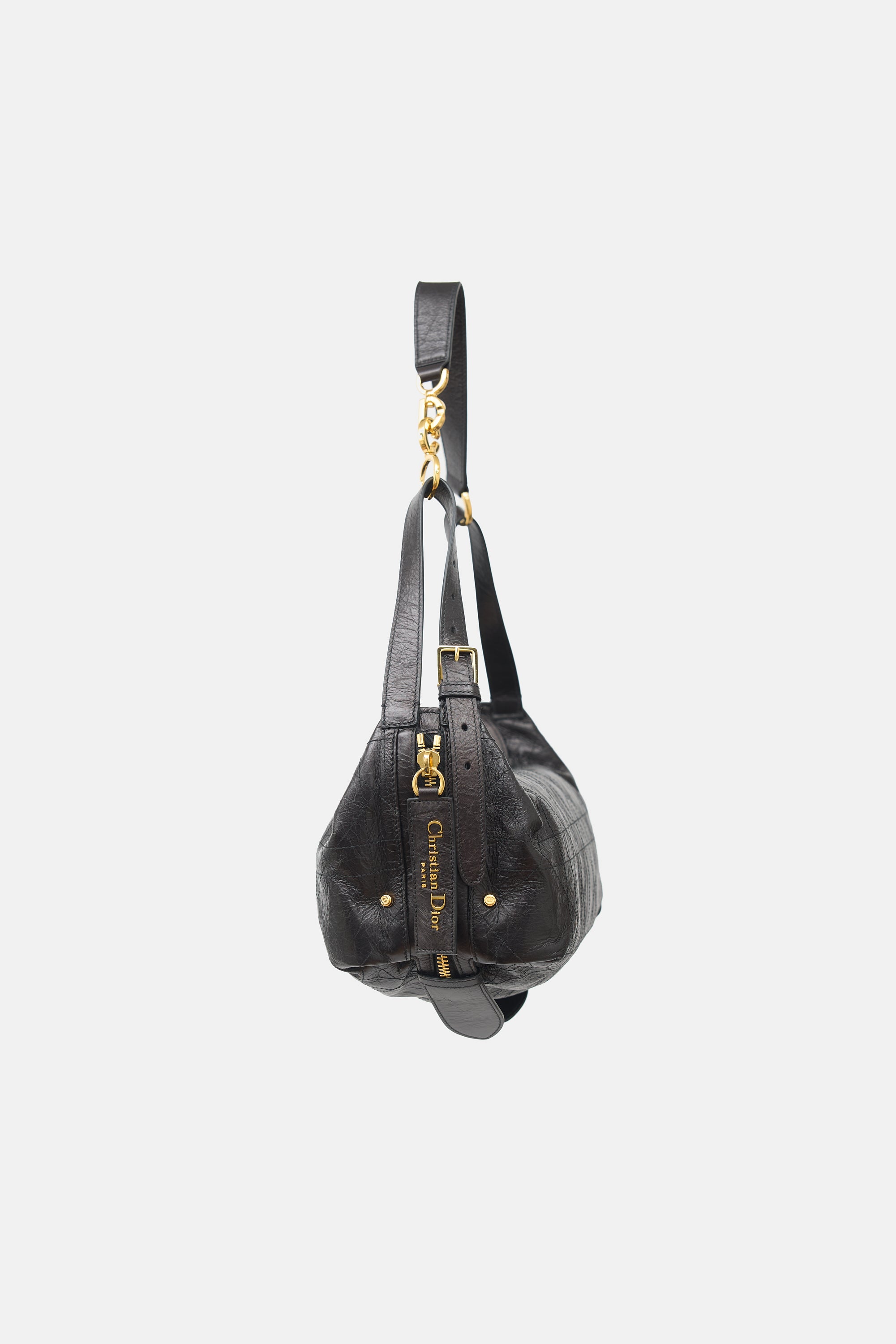 Dior Crinkled Leather D-Journey Bag