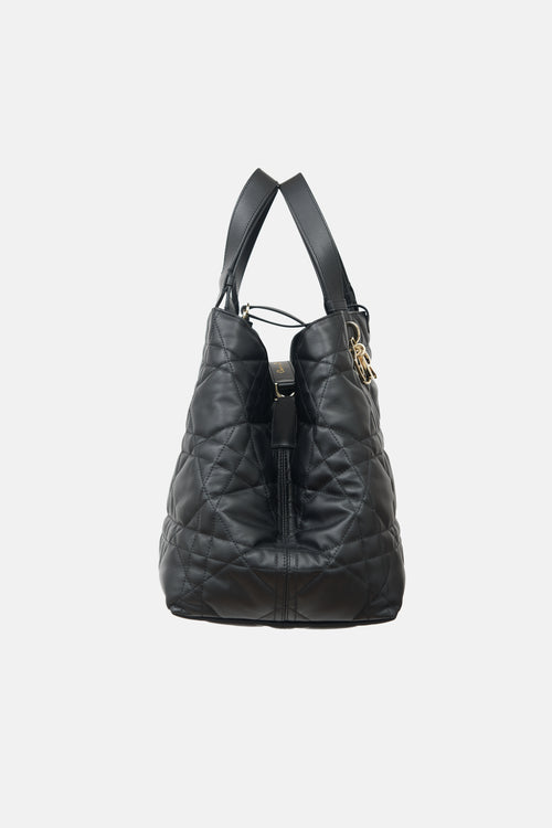 Dior Leather Macrocannage Toujours Bag