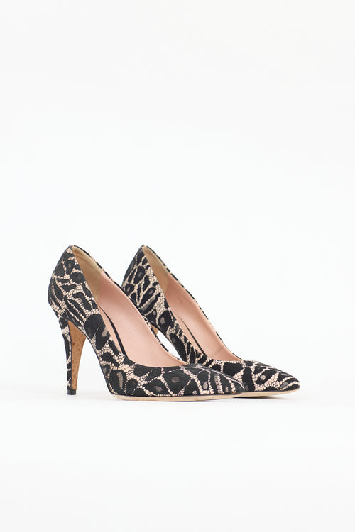 Dior Satin Lace Pump
