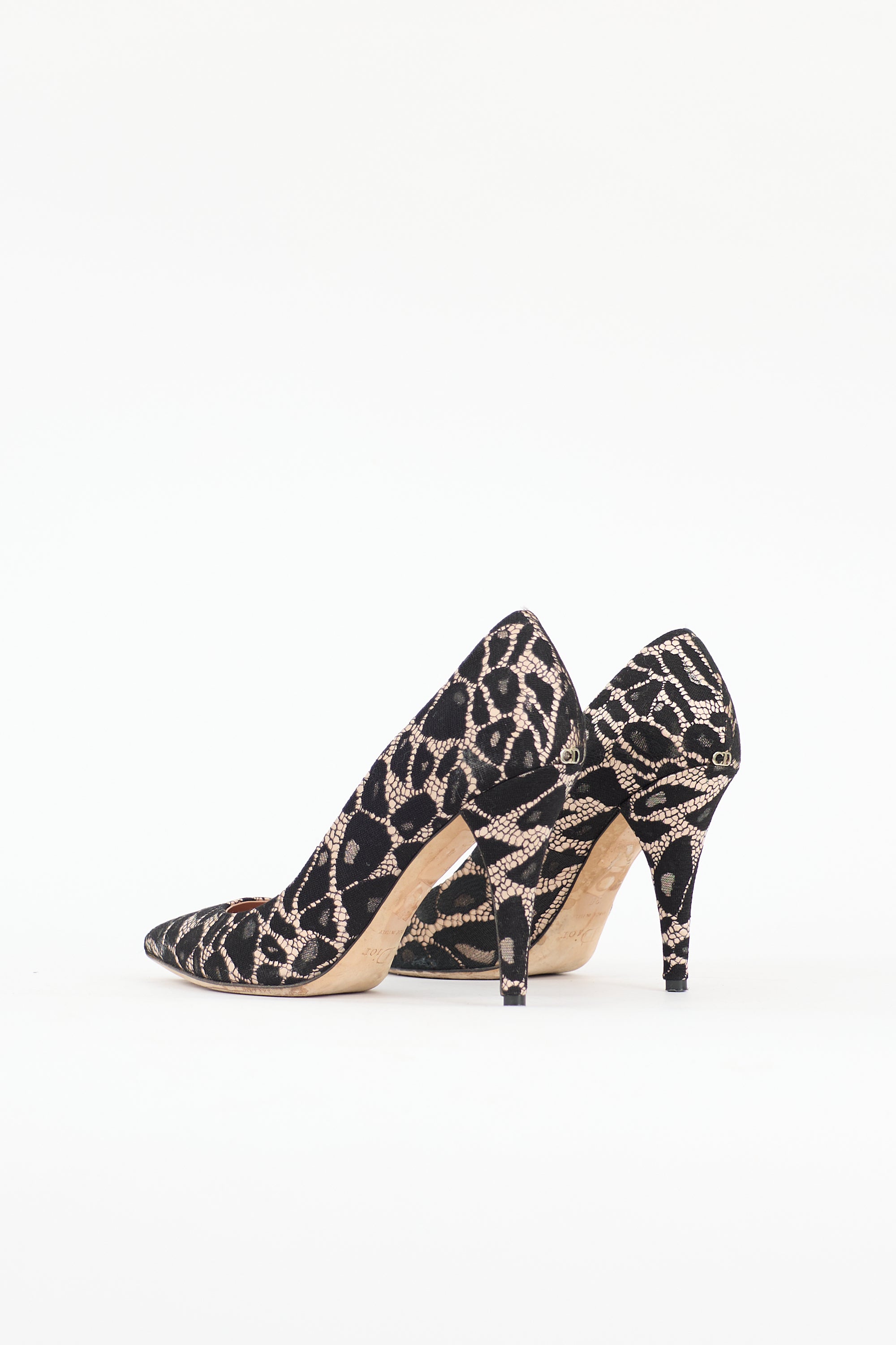 Dior Satin Lace Pump