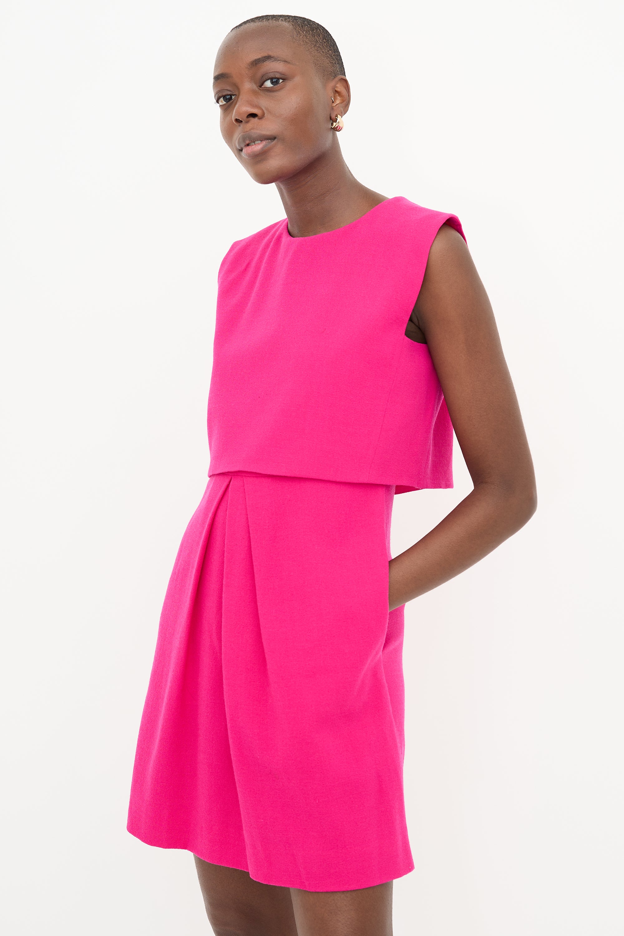 Dior Wool Layered Dress