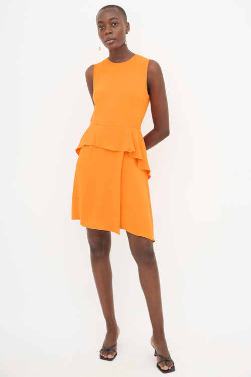 Dior Silk Peplum Dress
