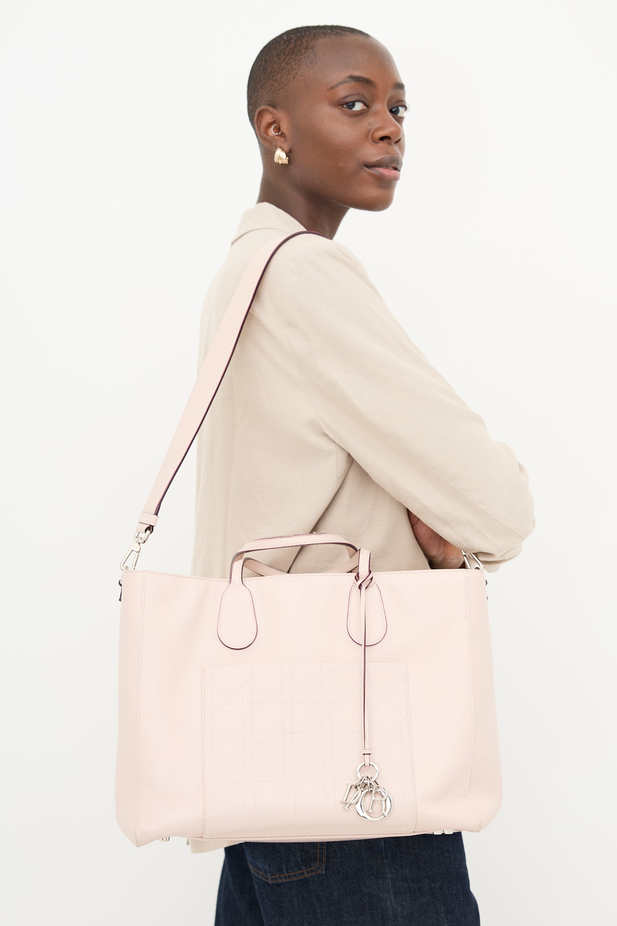 Dior 2015 Leather Diaper Tote Bag