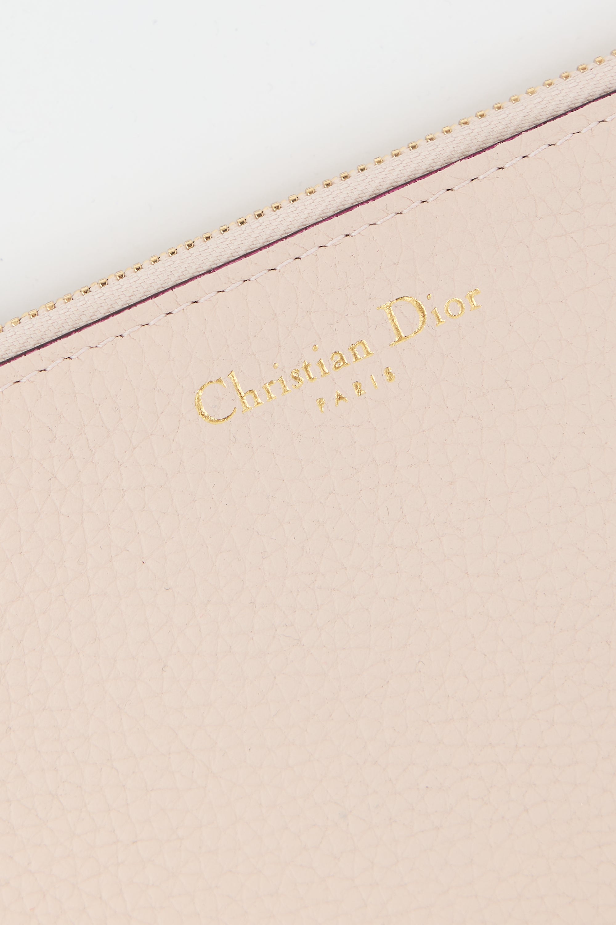 Dior Leather Logo Pouch
