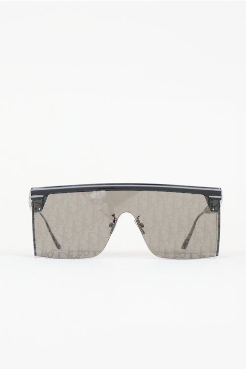 Dior DiorClub M1U Logo Shield Sunglasses
