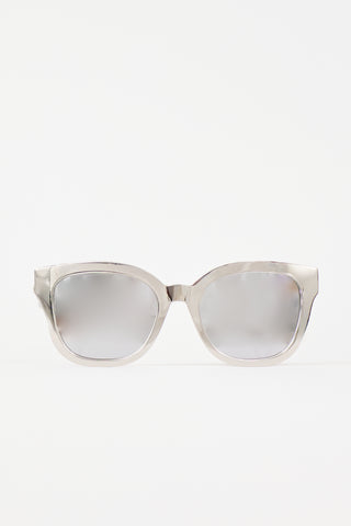 Dior Diorama1 Reflective Square Sunglasses