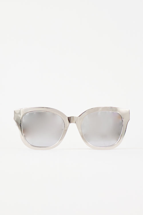Dior Diorama1 Reflective Square Sunglasses