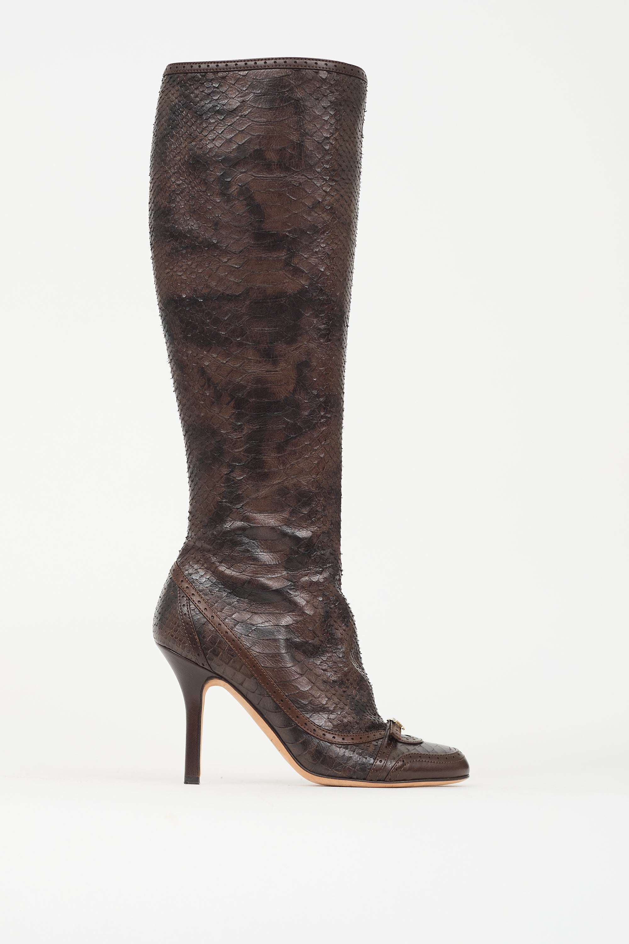 Dior Textured Leather Boot