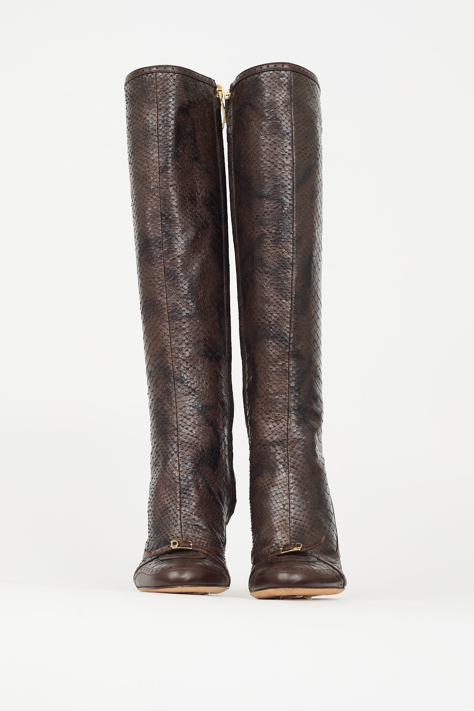 Dior Textured Leather Boot
