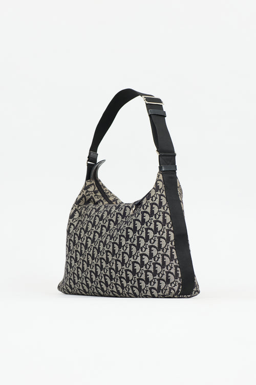 Dior Vintage Monogram Trotter Crossbody Bag