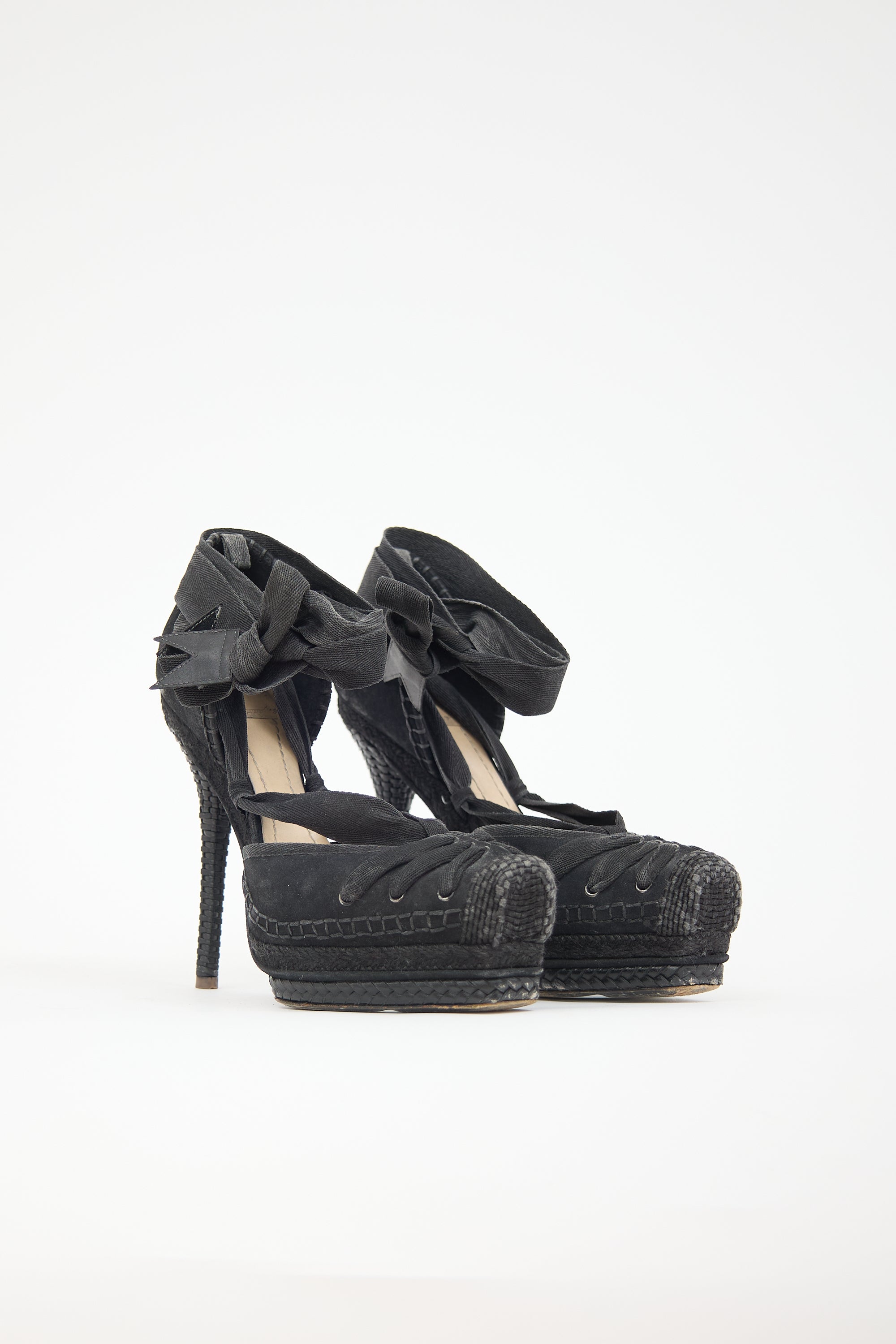 Dior SS 2011 Suede & Jute Heel