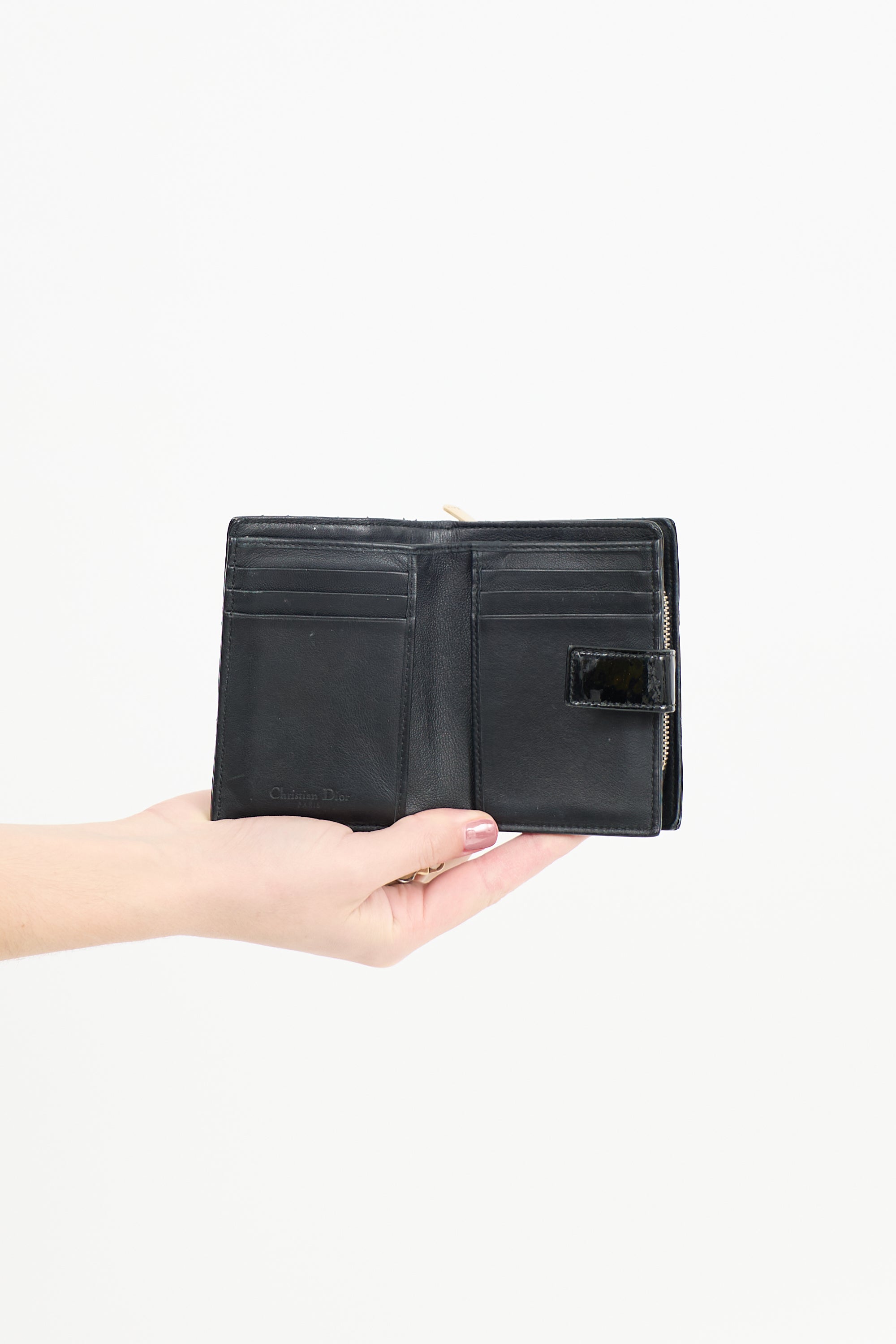 Dior Patent Lady Dior Charm Wallet