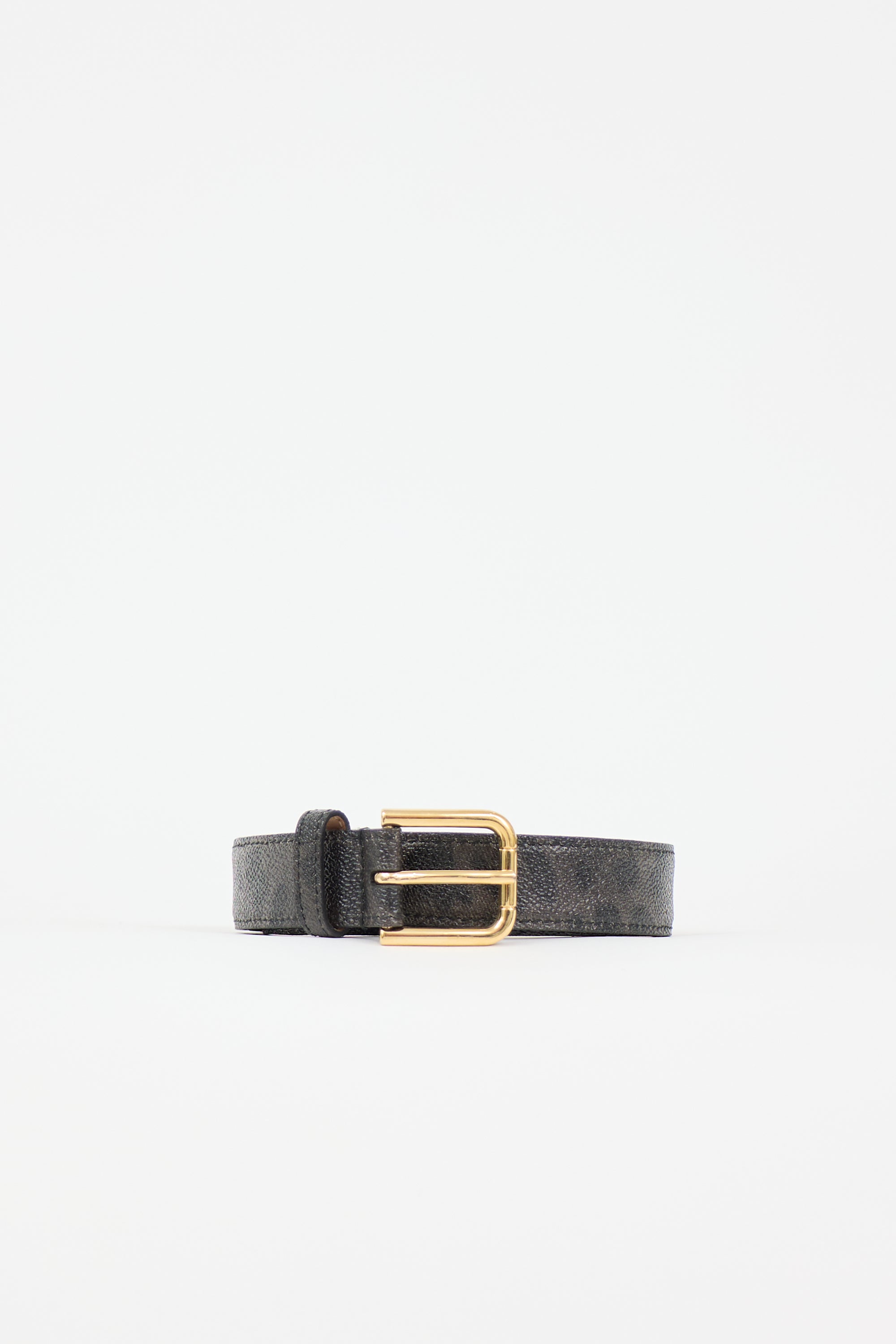 Dolce & Gabbana Leather Printed Belt