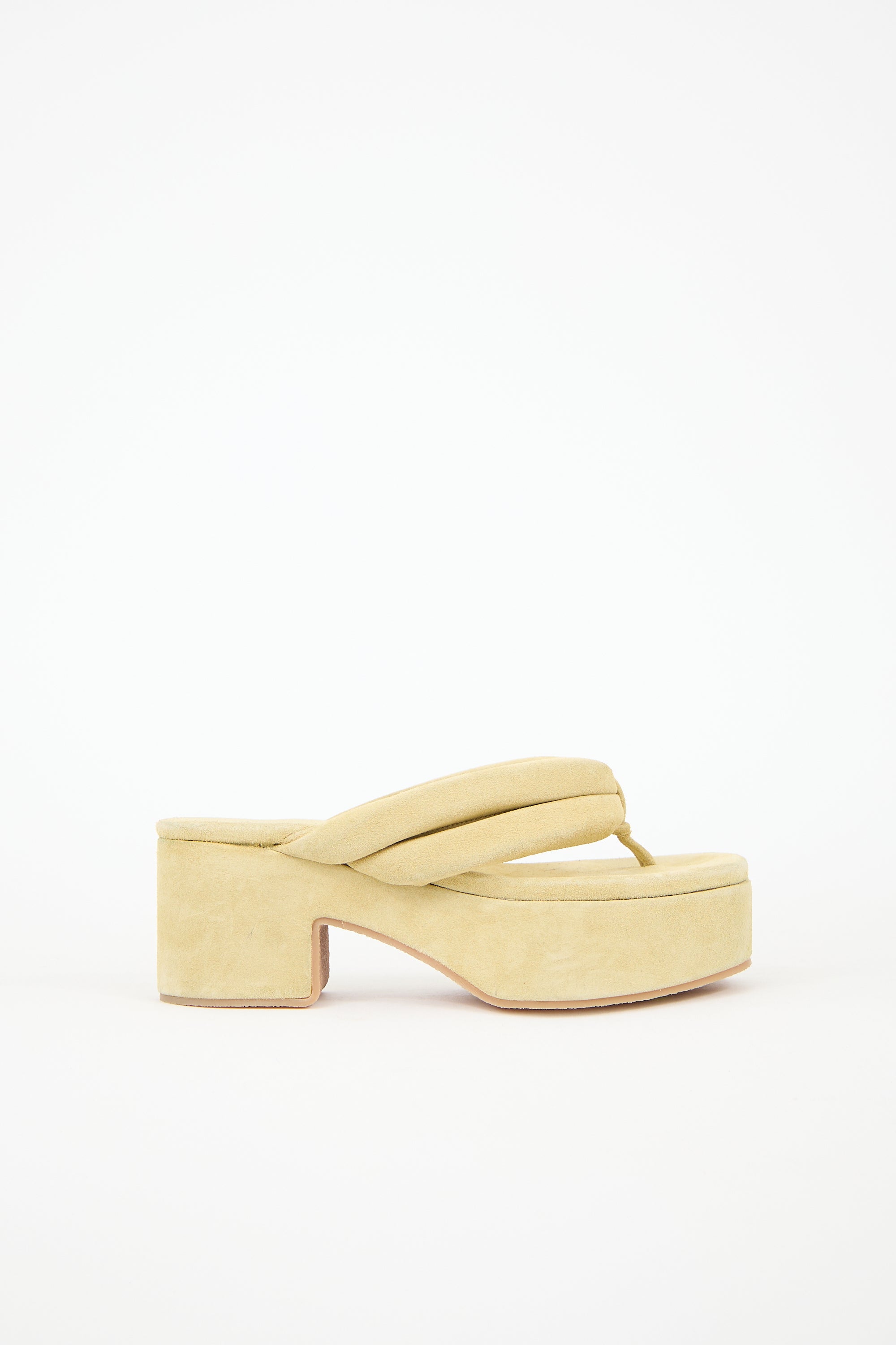 Dries Van Noten Suede Platform Sandal