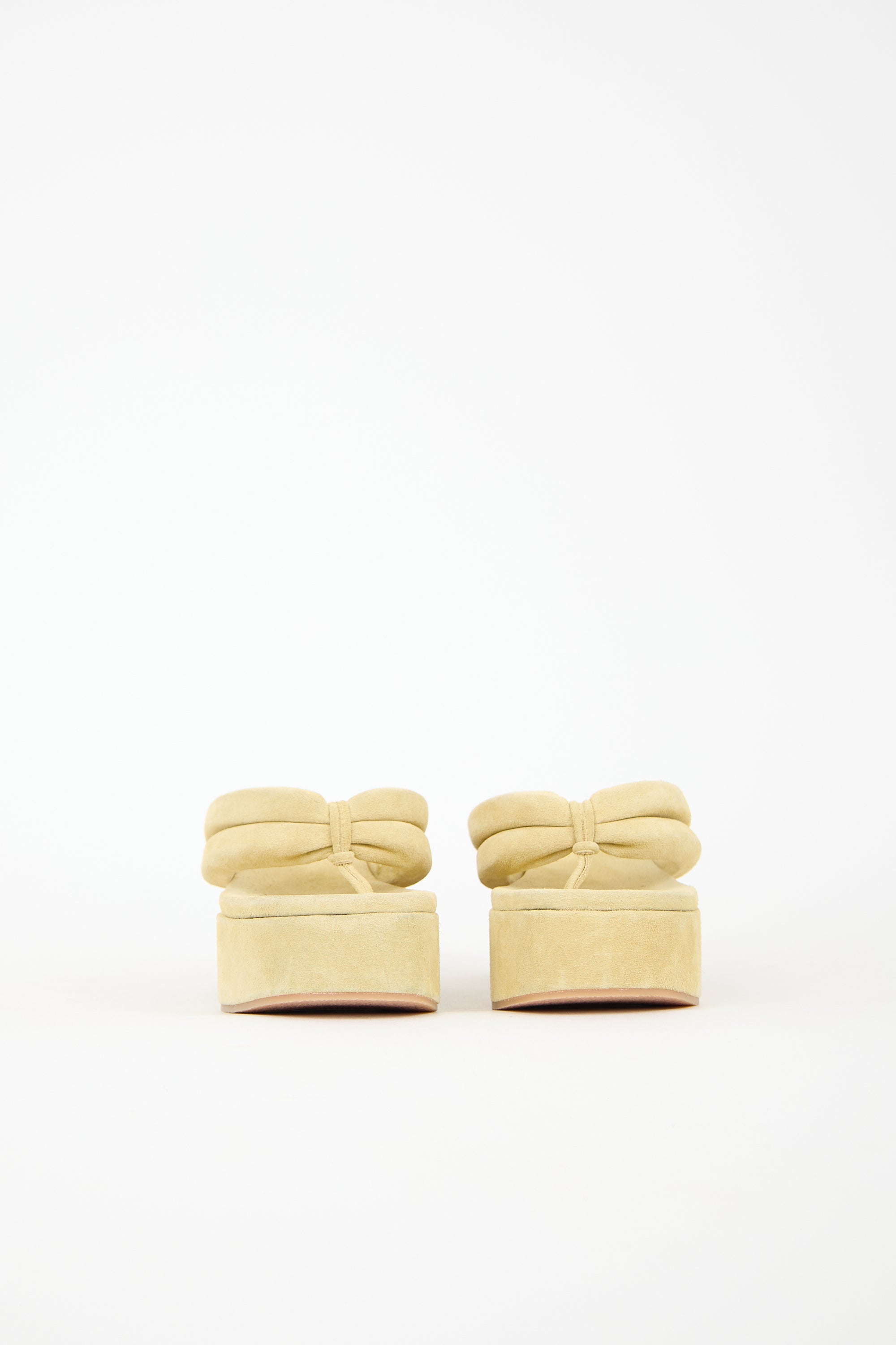 Dries Van Noten Suede Platform Sandal