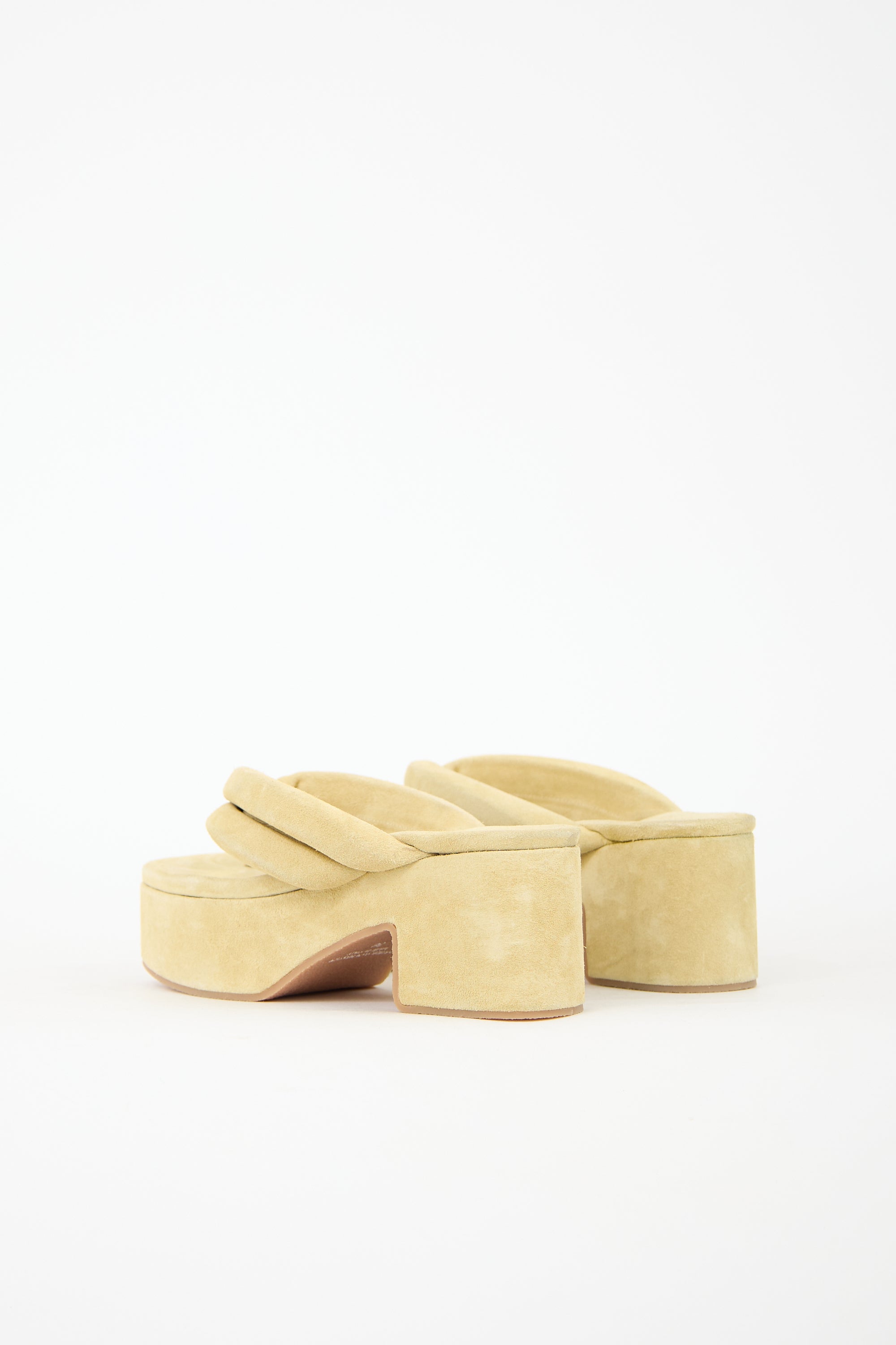 Dries Van Noten Suede Platform Sandal