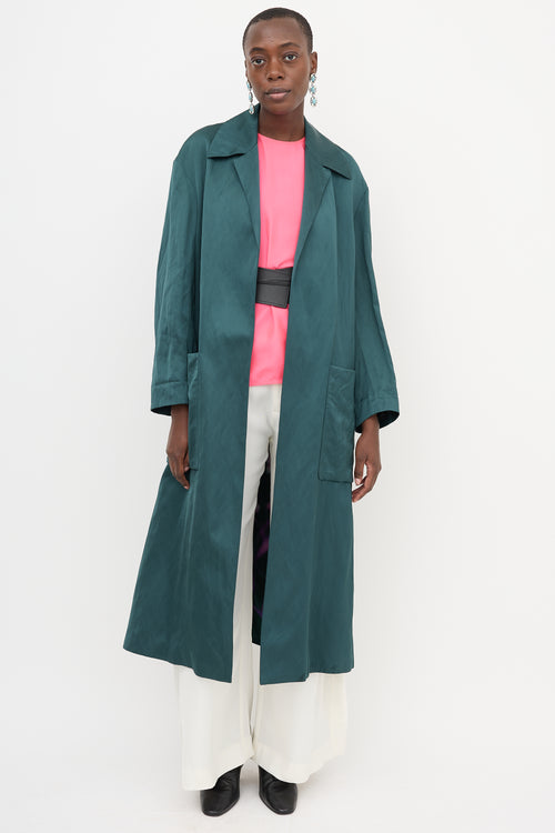 Dries Van Noten Satin Duster Coat