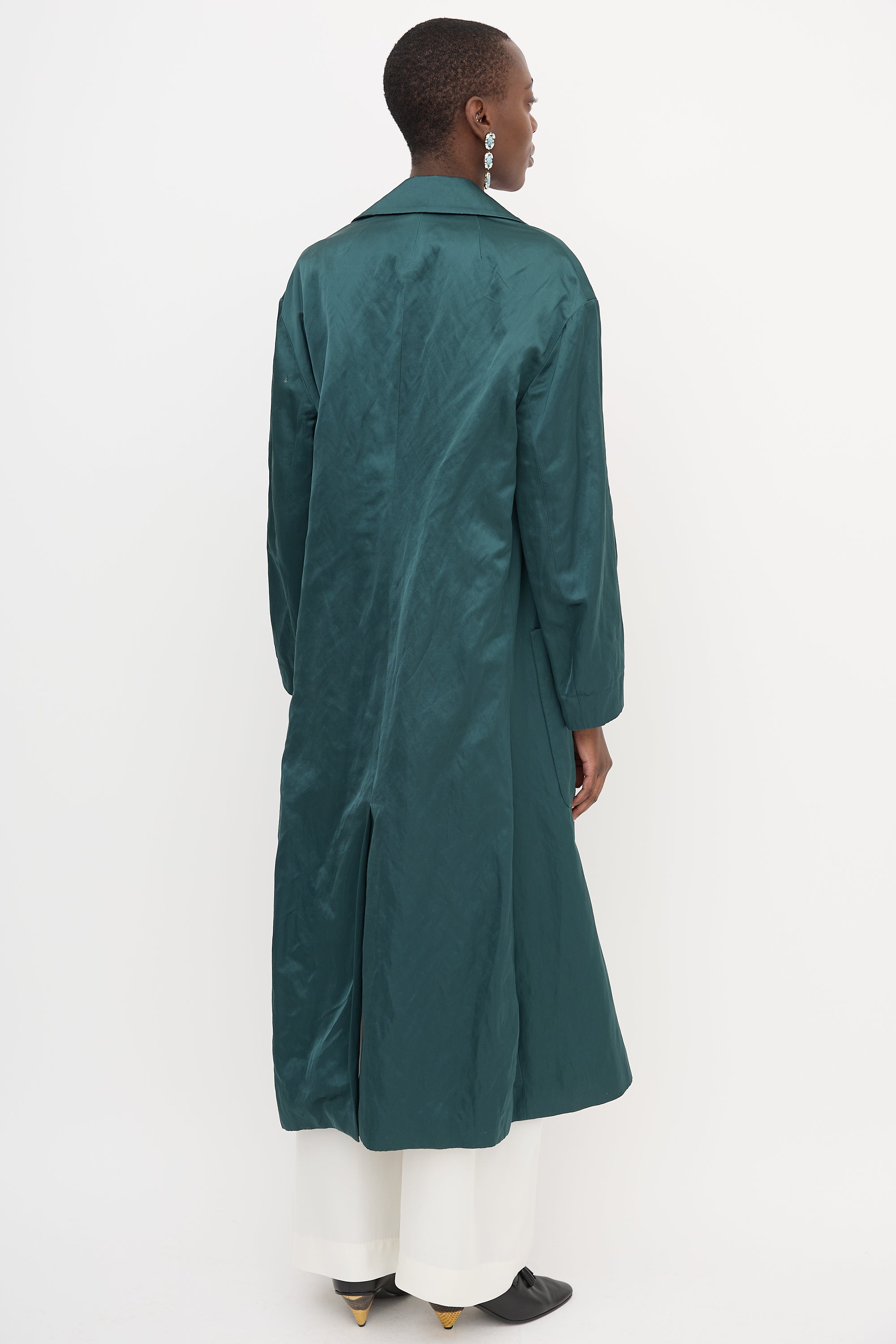 Dries Van Noten Satin Duster Coat