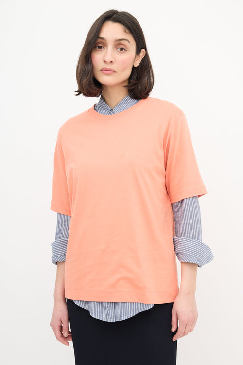 Dries Van Noten Orange Short Sleeve T-Shirt