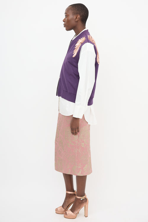 Dries Van Noten SS 2016 Sequin Wings Vest