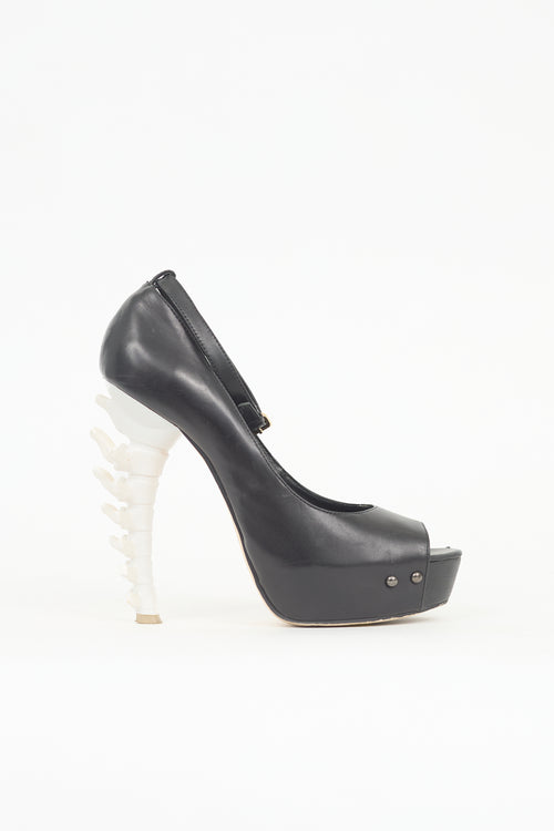 DSquared2 FW 2010 Leather Spine Pump
