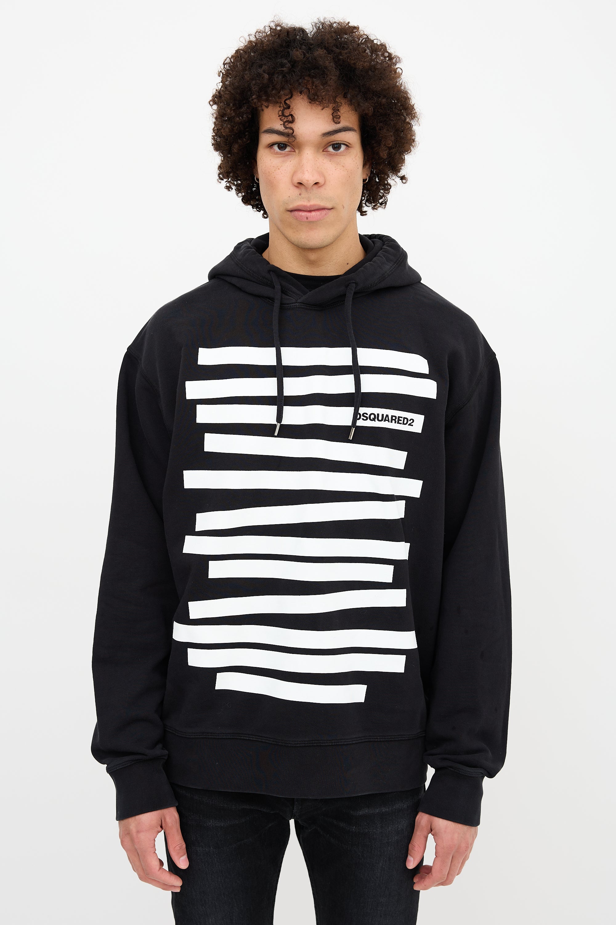 DSquared2 Graphic Logo Printed Hoodie