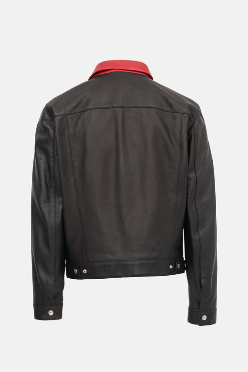 DSquared2 Leather Trucker Jacket