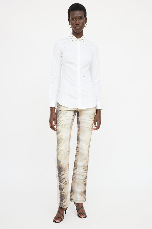 DSquared6 Studded Button Up Shirt