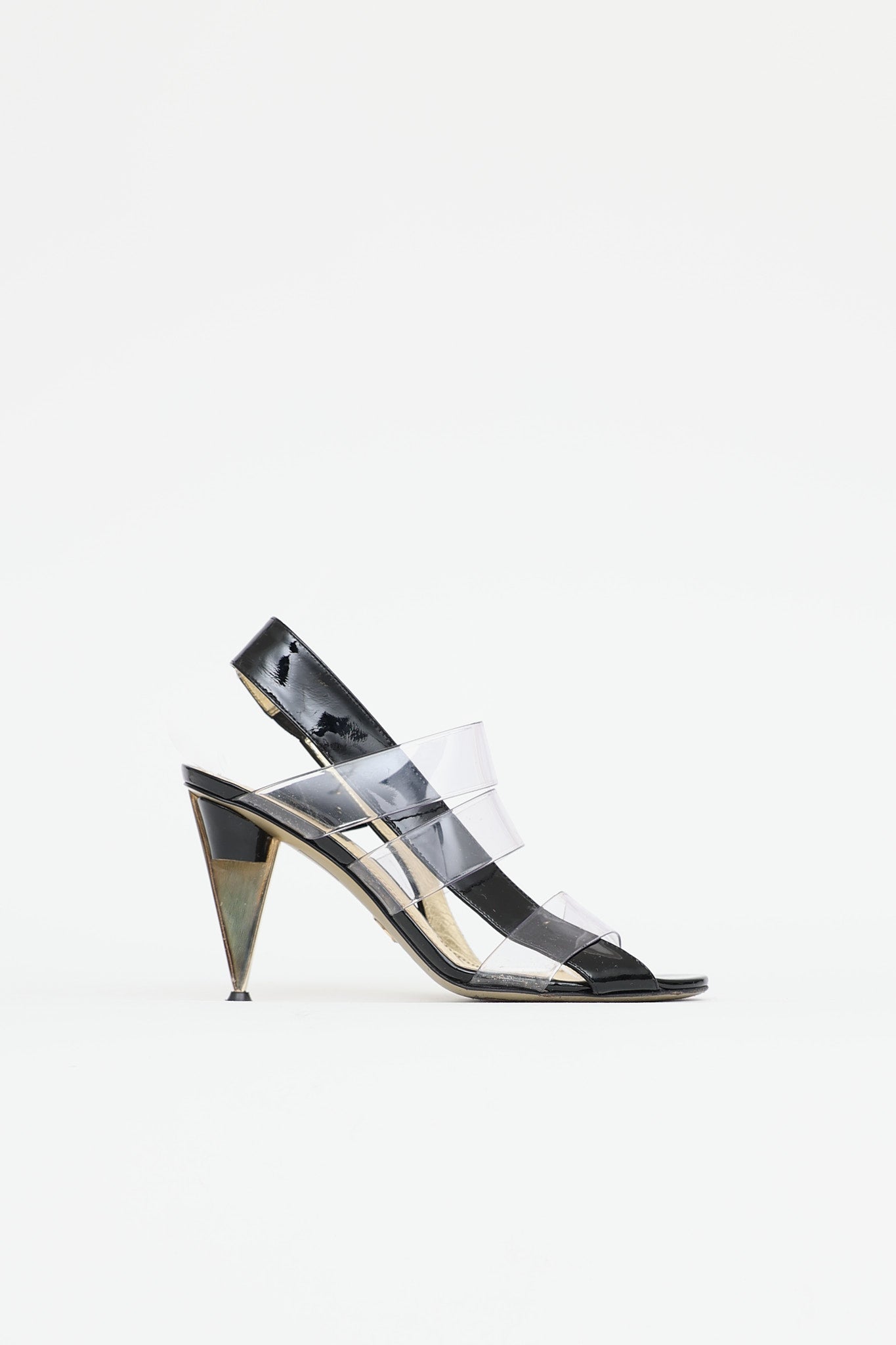 Dolce & GabbanaPatent & PVC Strappy Pump