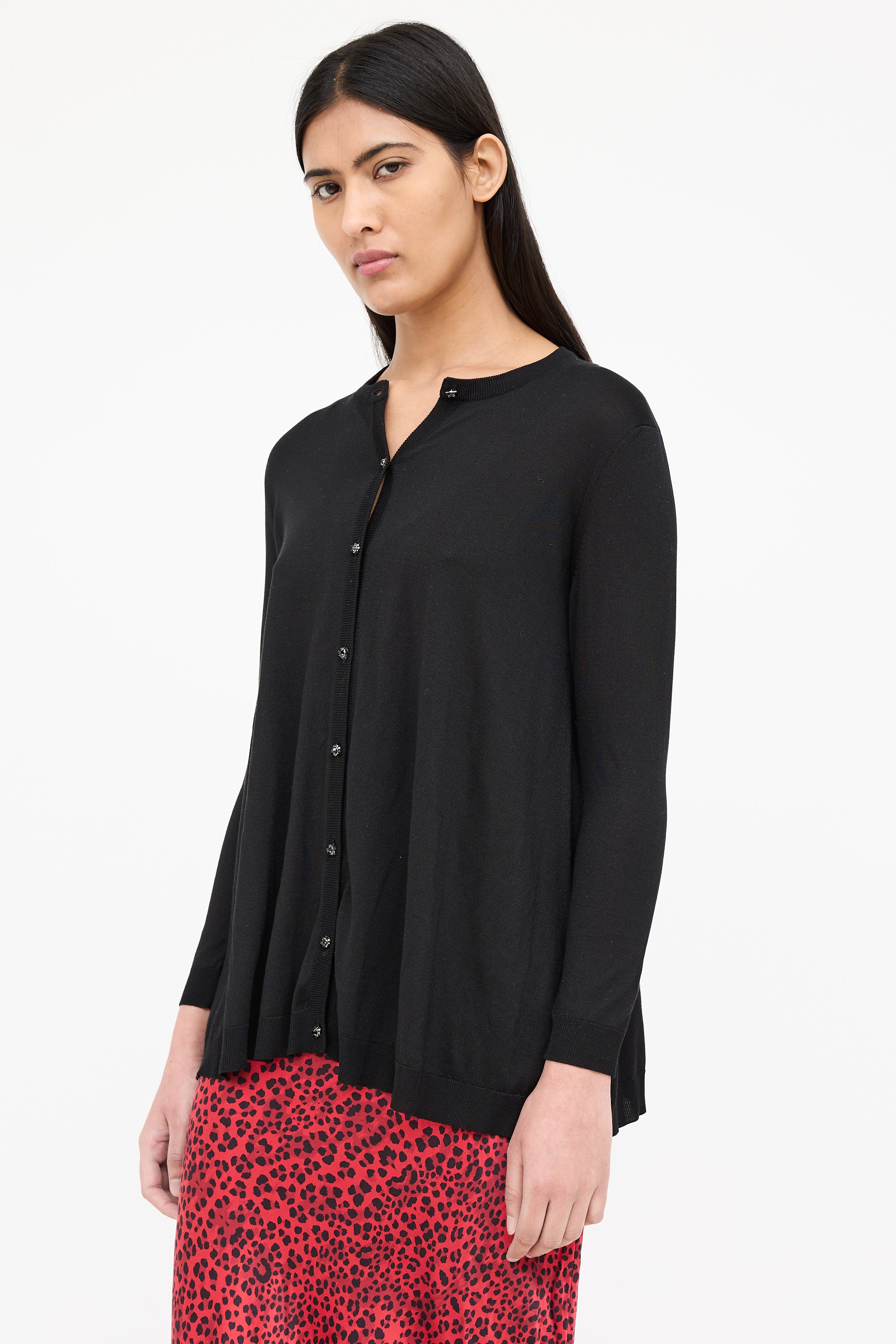 Dolce & Gabbana Silk Knit Cardigan