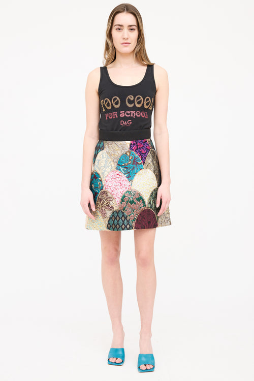 Dolce & Gabbana Too Cool For School Beaded Tank