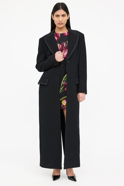 Dolce & Gabbana Wool Button Coat